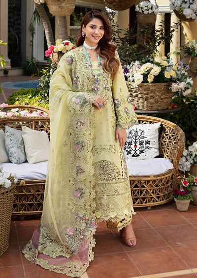ELAF Luxury Chikankari Embroidered Lawn Suit with Khaddi Net Dupatta for Women in Pakistan